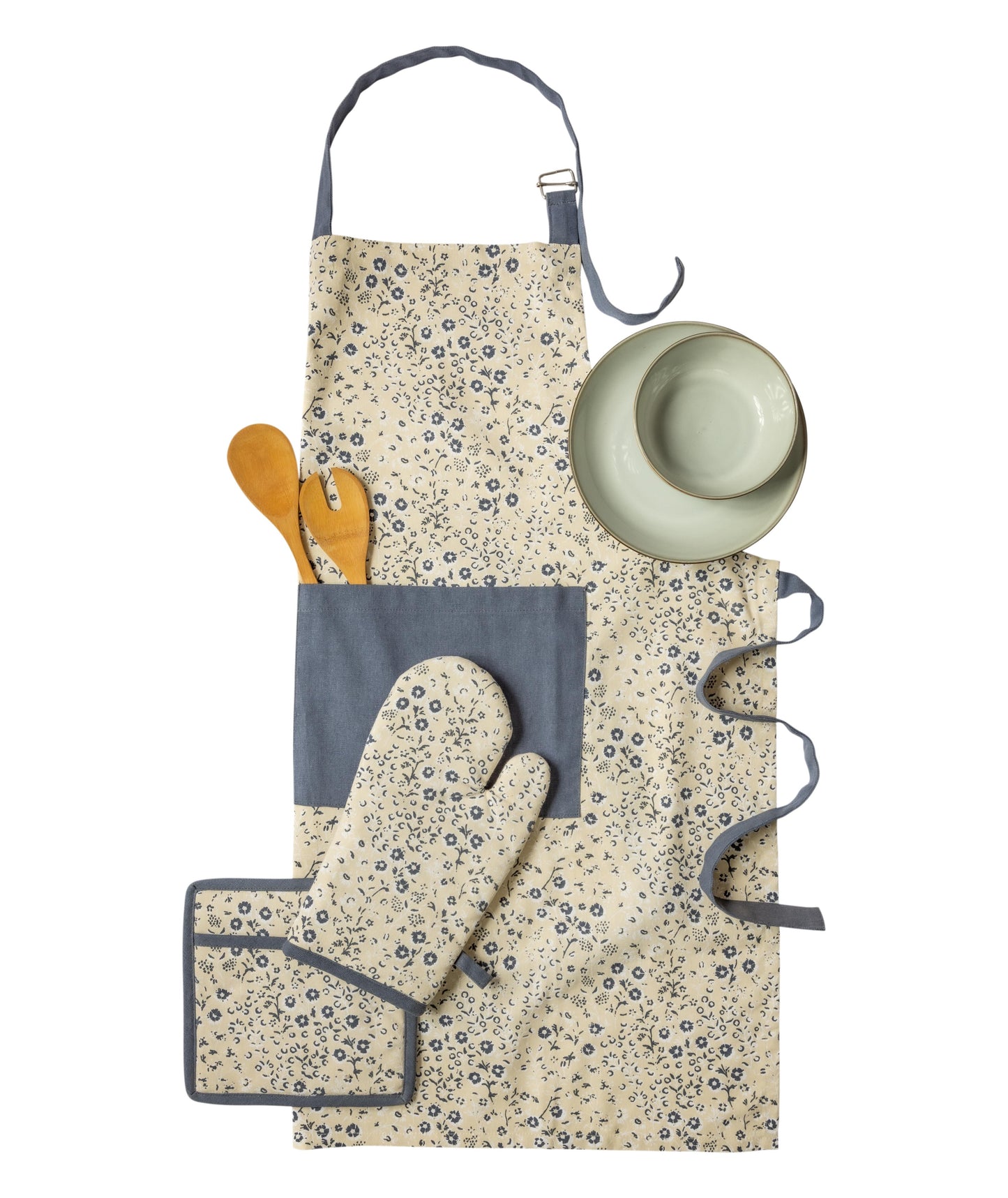 Classic floral kitchen linen set | 4 pc