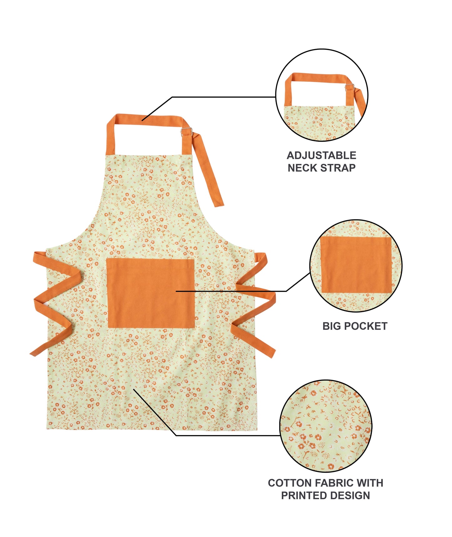Classic floral kitchen linen set | 4 pc