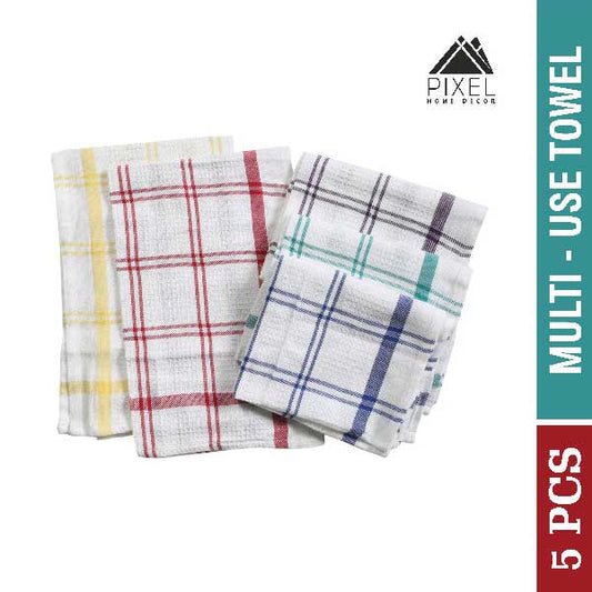 Honeycomb multipurpose towels (pack of 5)
