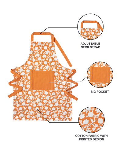 Bold Bloom kitchen linen set | 4 pc