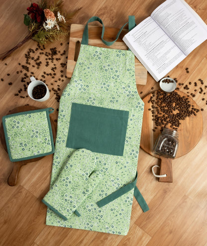 Classic floral kitchen linen set | 4 pc