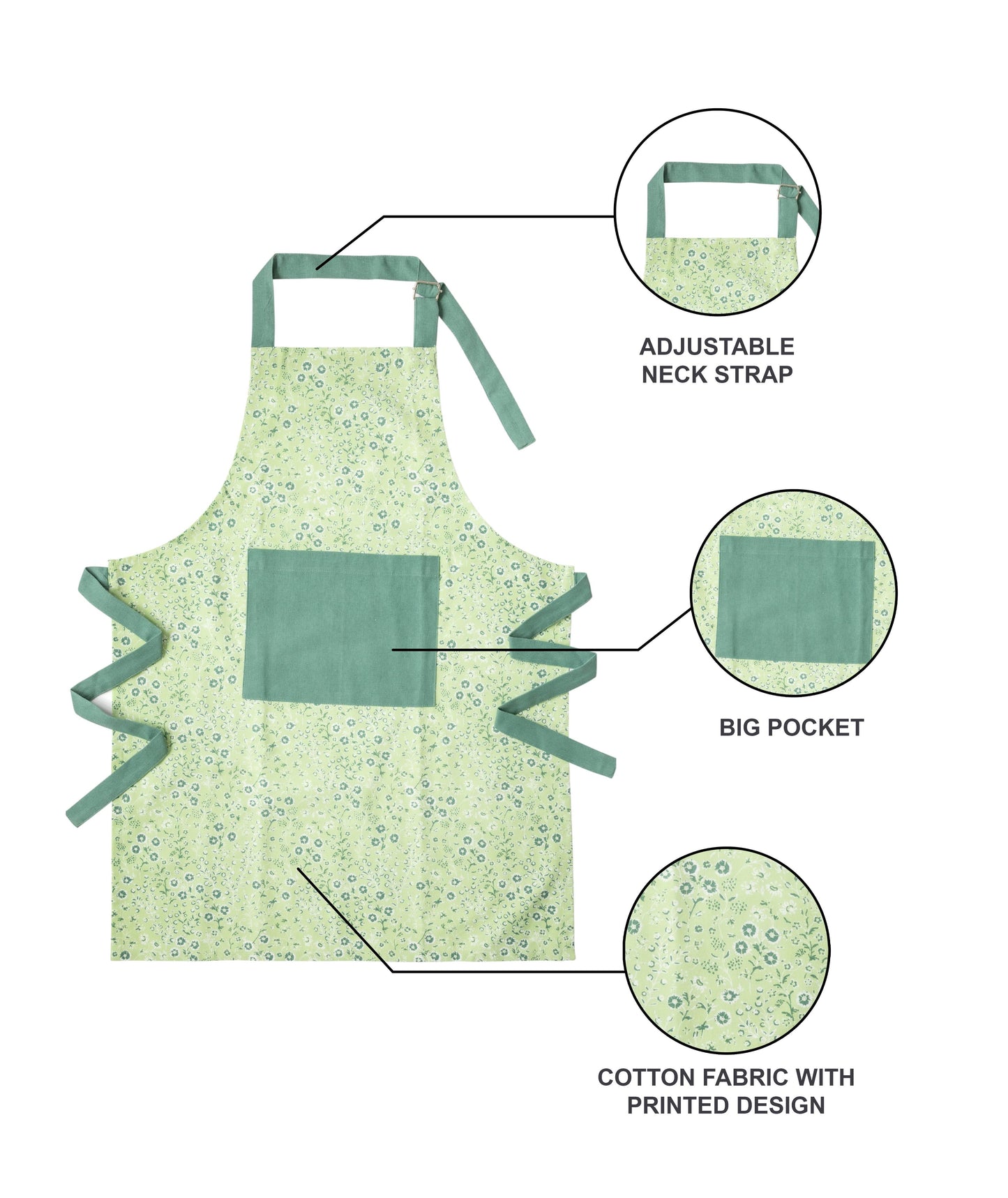 Classic floral kitchen linen set | 4 pc