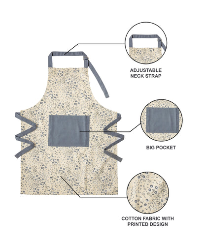 Classic floral kitchen linen set | 4 pc