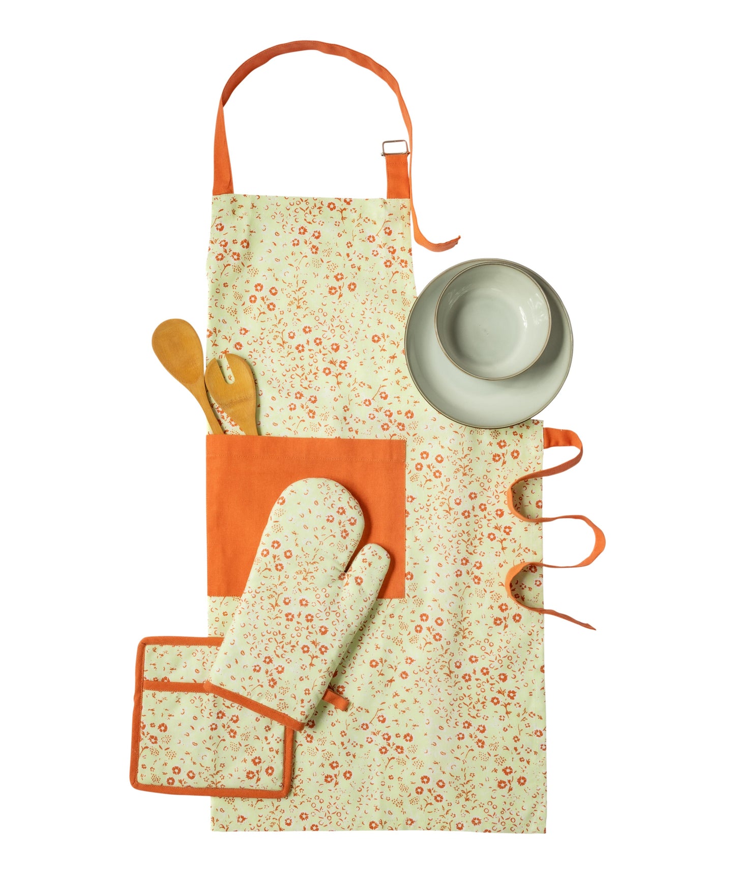 Classic floral kitchen linen set | 4 pc