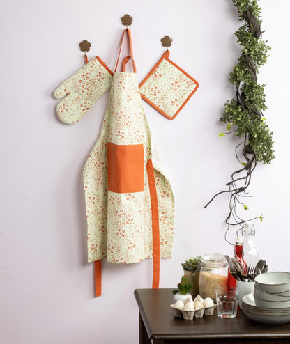 Classic floral kitchen linen set | 4 pc