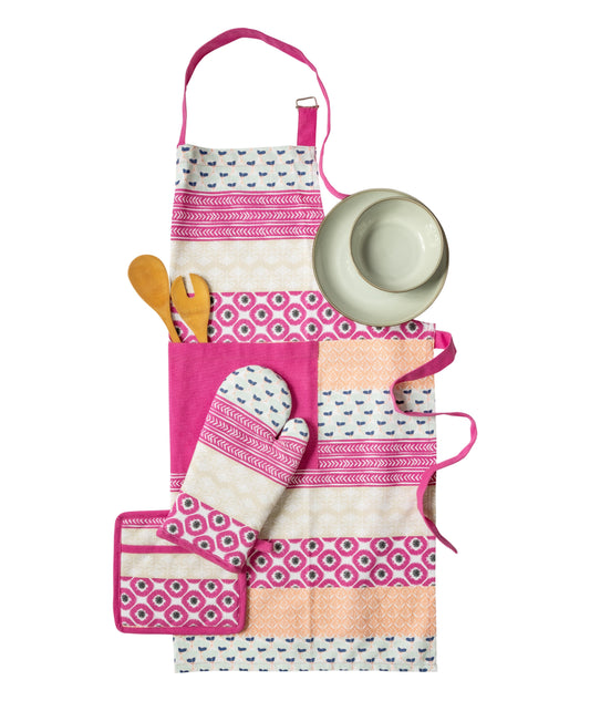 Artisan fusion kitchen linen set | 4 pc