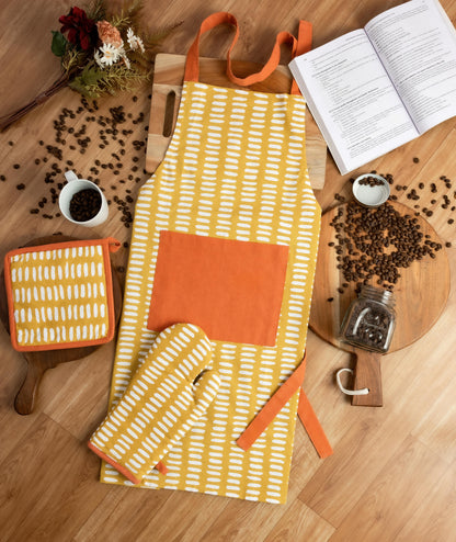 Dune dash kitchen linen set | 4pc