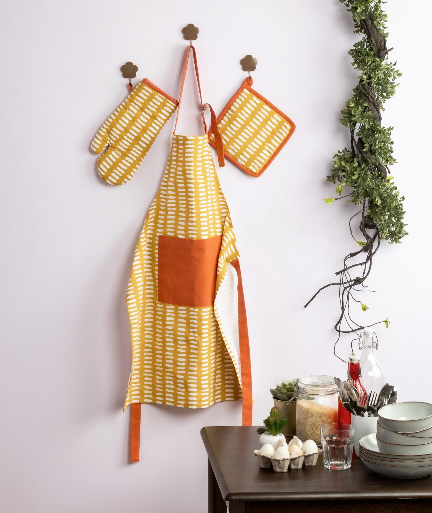 Dune dash kitchen linen set | 4pc