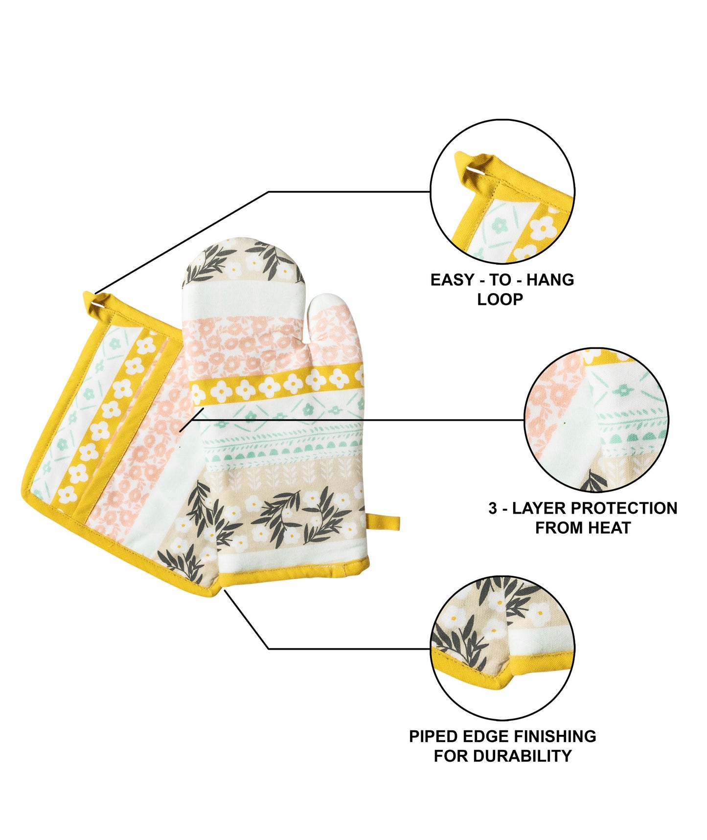 Sunwoven kitchen linen set | 4 pc