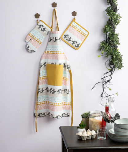 Sunwoven kitchen linen set | 4 pc