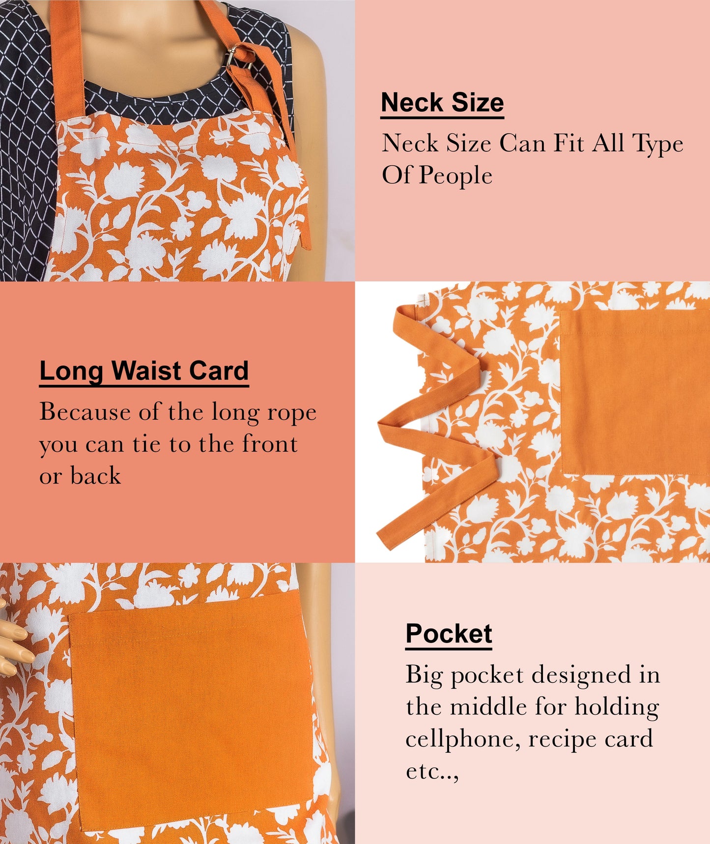 Bold Bloom Apron