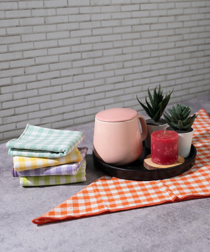 Crayon Gingham napkin set | 5 pcs