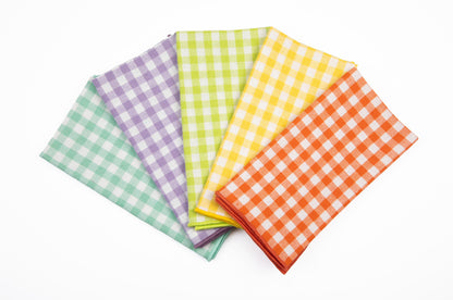 Crayon Gingham napkin set | 5 pcs