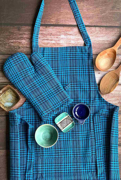 Blue pin stripe set