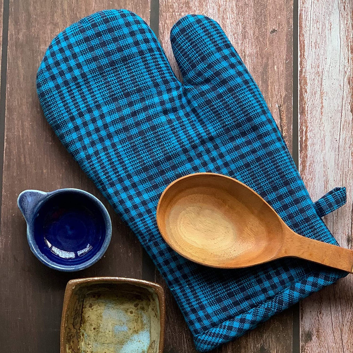 Blue pin stripe set