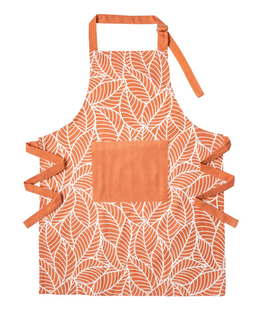 Terracotta Leaf Apron