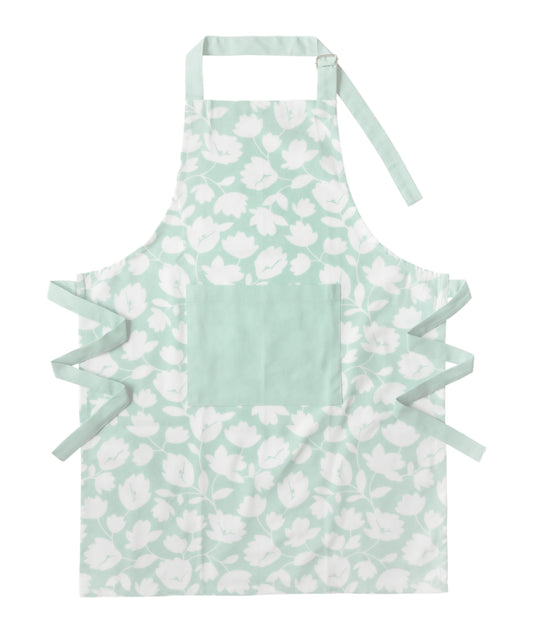 Mint Floral Apron